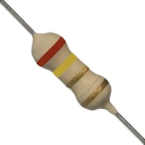 Resistor 2R4 5% (1/2W)