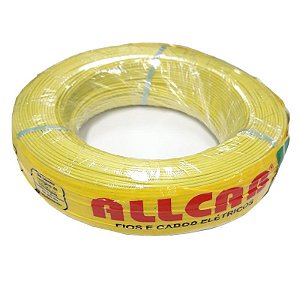 Cabo Flexível Amarelo 18 AWG (0,75mm) Rolo c/ 200m