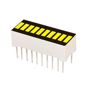 Barra Gráfica de LEDs Amarela