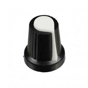Knob para potenciômetro Branco