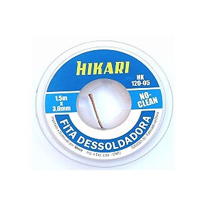 Malha Dessoldadora de Cobre 3mm Hikari