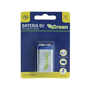 Bateria Recarregável 9V 250mAh