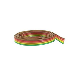 Cabo Flat 5 Vias Colorido 26 AWG