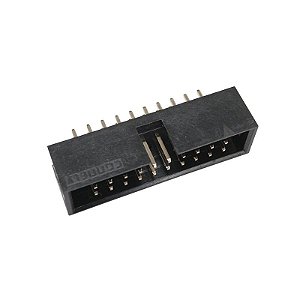 Conector Box Header 20 Vias 180 Graus