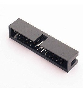 Conector Box Header 26 Vias 180 Graus