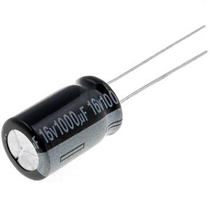 Capacitor Eletrolítico 1000uF / 16V