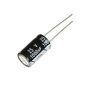 Capacitor Eletrolítico 1000uF / 25V