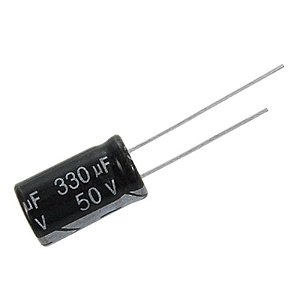 Capacitor Eletrolítico 330uF / 50V