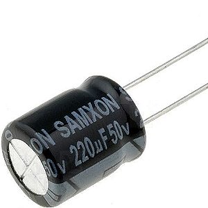 Capacitor Eletrolítico 220uF / 50V