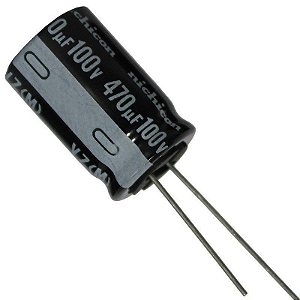 Capacitor Eletrolítico 470uF / 100V