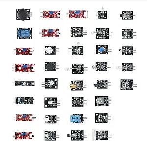 Kit com 37 Módulos e Sensores Para Arduino