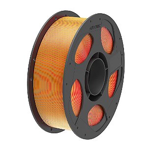 Filamento Anycubic - PLA Silk Dual Color - Vermelho Ouro