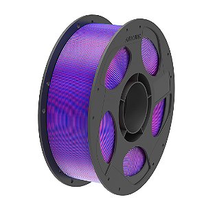 Filamento Anycubic - PLA Silk Dual Color - Azul Vermelho