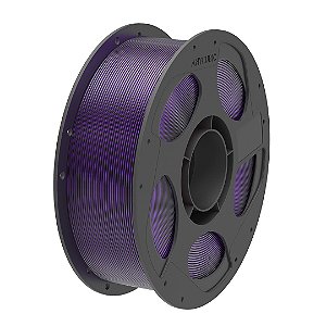 Filamento Anycubic - PLA Silk Dual Color - Preto Roxo