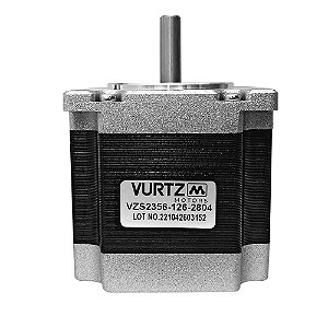 Motor de Passo Nema 23 - 12,6 Kgf.cm / 2,8A - Vurtz