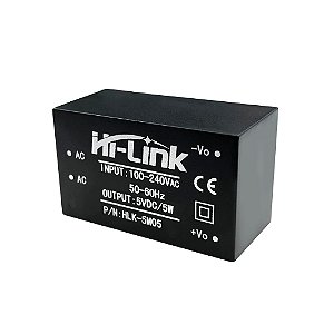 Conversor AC/DC - HLK-5M05 - 5W / 5V