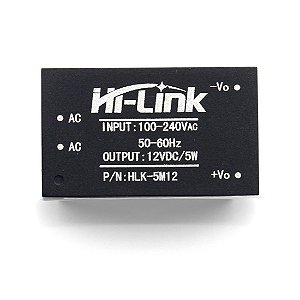 Conversor AC/DC - HLK-5M12 - 5W / 12V