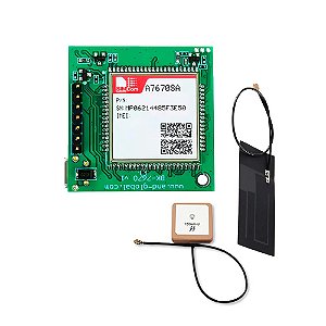 Módulo GSM A7670SA 4G LTE GPS - Antena FCP/GPS