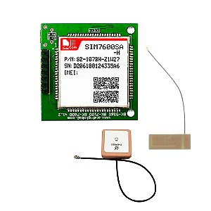 Módulo GSM SIM7600SA 4G LTE GPS - Antena FCP/GPS