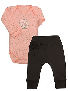 Conjunto Body e Calça Raposinha
