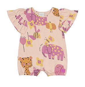 Macaquinho Safari Babados