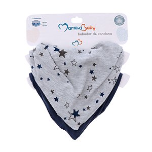 Babador Bandana Estelar - 2 peças