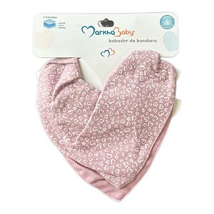 Babador Bandana Gatinha - 2 peças