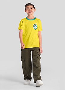 Camiseta Brasil Stitch