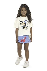 Conjunto Saia Short Dog Wow