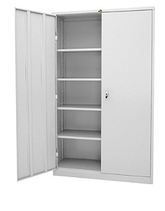 Armário de aço 2 portas com chave