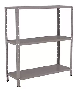 Estante 3 Prateleiras Aço Livros Quarto Cozinha 30