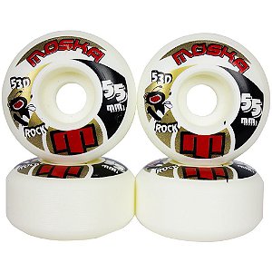 Roda Moska 55mm 101A de Dureza 53D