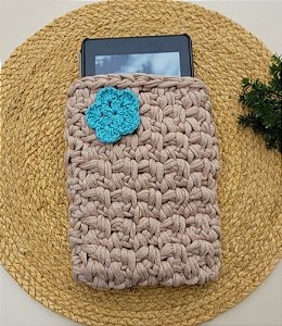 Capa para Kindle em fio de malha