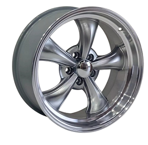 4 Rodas Vintage Prata Diamantada Aro 17" / Tala 7" / Furação 5x139