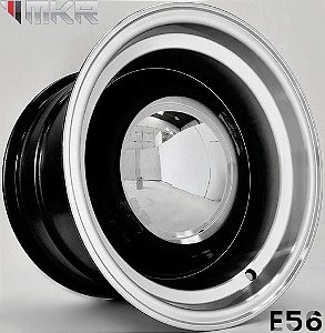 4 Rodas Smoothie Preta Diamantada Aro 15 / Tala 7 e 8 / 5 Furos  /  Picape Ford, Maverick, Etc