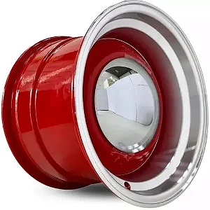 4 Rodas Smoothie Vermelha Diamantada Aro 15 / Tala 7 ou 8 (Dianteira) e 10 (traseira)/  Picape Chevrolet