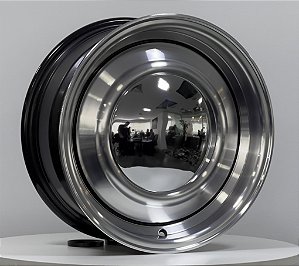 Jogo de Rodas SMOOTHIES Aro 15 Tala 5,5 furação 4X130 offset 15 DIAMANTADA - Fusca