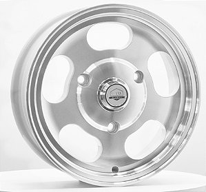 Jogo de Rodas DISH Aro 15 Tala 5,5 Furação 3X150 Offset 20 PRATA DIAMANTADA(DP) - Corsel