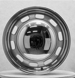 Jogo de Rodas 912 Aro 15 Tala 5,5 Furação 4X130 Offset 30 - PRATA DIAMANTADA