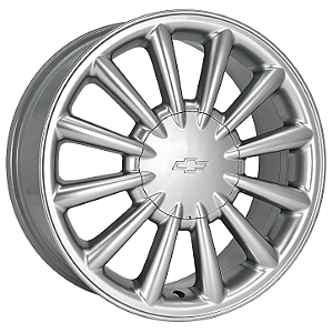 Jogo de Rodas Omega Powertech Aro 17 / tala 6 e 7 / furação 4x100 e 5x110 offset 40 e 42Prata