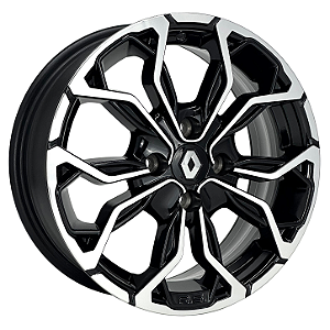 Jogo de Rodas VW, GM, FIAT, OUTROS Aro 15 / tala 6 / furação 4x100, 4x108, 4x114 e 4x98 offset 40 Preto Diamantado e Preto