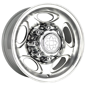 Jogo de Rodas F250 XLT Aro 16 / tala 7 / furação 8x170 offset 7 Prata Diamantada