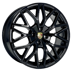 Jogo de Rodas Estilo Porsche Aro 18 / tala 8 / furação 4x100, 4x108, 5x100, 5x105, 5x108, 5x110, 5x112, 5x114, 5x120 e 5x98 Offset 41,42,40,35,30 e 25 Preto, Preto Diamantado, Preto brilhante e Prata Especial