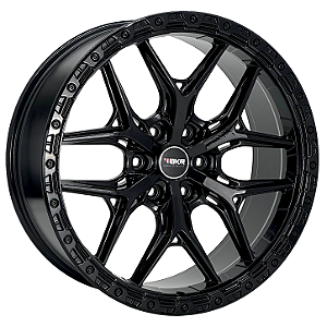 Jogo de Rodas Modelo M33 HF6-4 Aro 20 / tala 8,5 / furação 5x120, 5X127, 6x114, 6x135 e 6x139 Offset -5 e 20 Preto, Preto Fosco, Grafite Fosco Borda Preto e Dourado Borda Preto