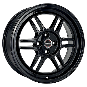 Jogo de Rodas Enkei Rpf1 Aro 17 / tala 7 / furação 4x100, 4x108, 5x100,5x112 e 5x114 Offset 40 Preto e Prata Especial