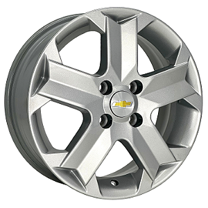 Jogo de Rodas Montana Sport Aro 17 / tala 7 / furação 4x100 Offset 43 Prata