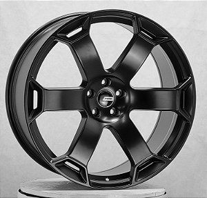 Jogo de Rodas RAW GENEVA Audi Aro 20 / tala 9,0 / furação 5X112 / OFFSET 30 Preta Fosca