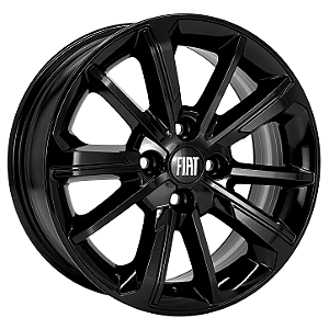 Jogo de Rodas KR S03 Fiat Cronos Aro 15 / tala 6 / furação 4x98 Offset 36 Preto, Preto Diamantado e Grafite Diamantado