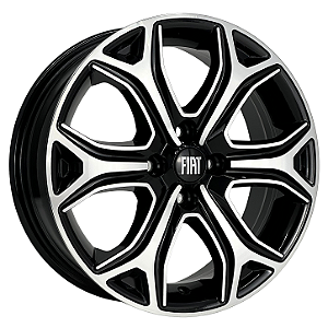 Jogo de Rodas KR S29 MODELO STRADA VOLCANO CD Aro 16 / tala 6 / furação 4x98 Offset 40 Preto Diamantado