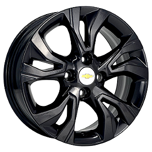 Jogo de Rodas KR S35 MODELO ONIX RS Aro 14 / tala 6 / furação 4x100 Offset 39 Preto